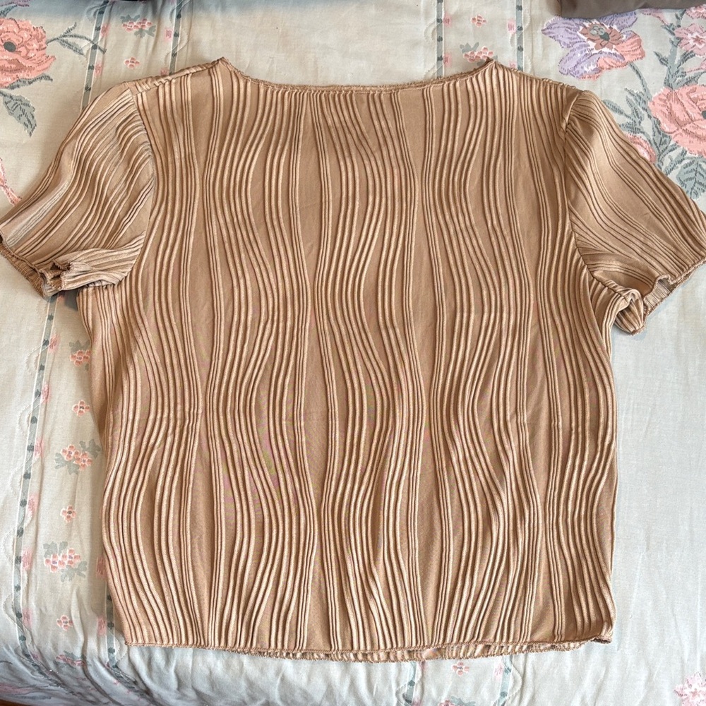 2 for 8$ Elegant Tan Women's Top